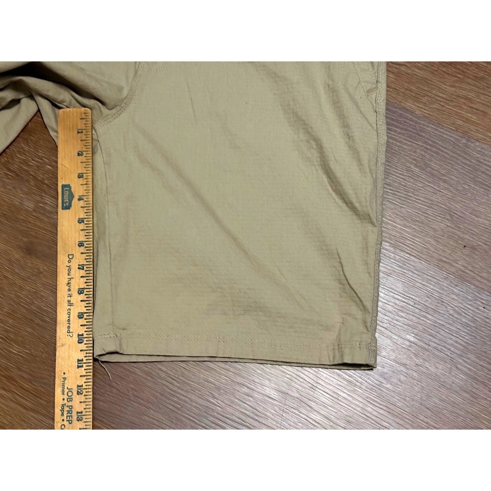Weatherproof Mens Ripstop Utility Shorts Khaki Tan Size 36 Cargo Hiking Workwear - Picture 7 of 10